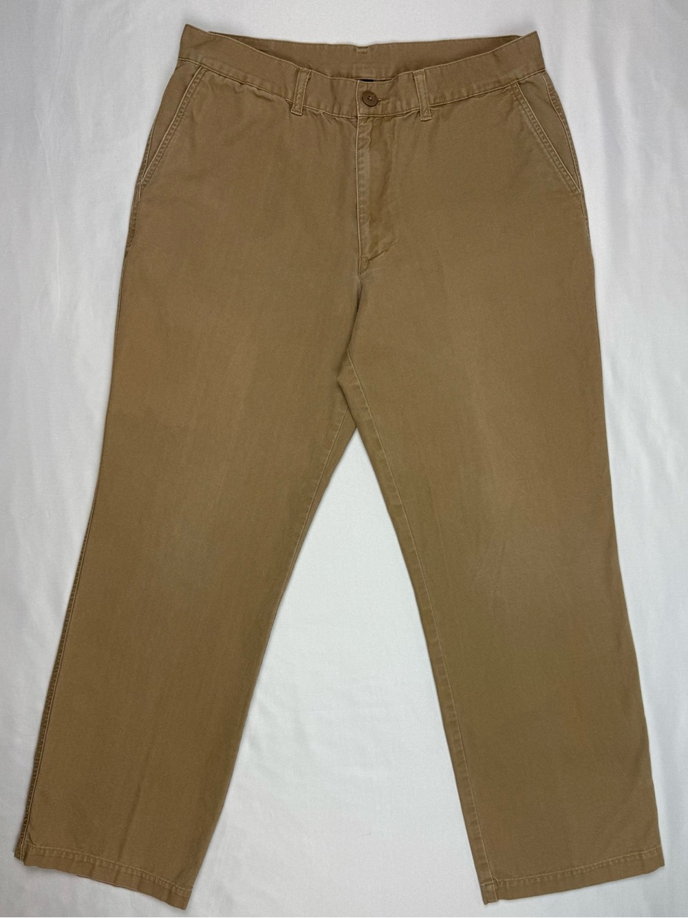 Vtg Patagonia Mens Duck Pants 34 x 31 Organic Cotton Canvas Dark Khaki A3